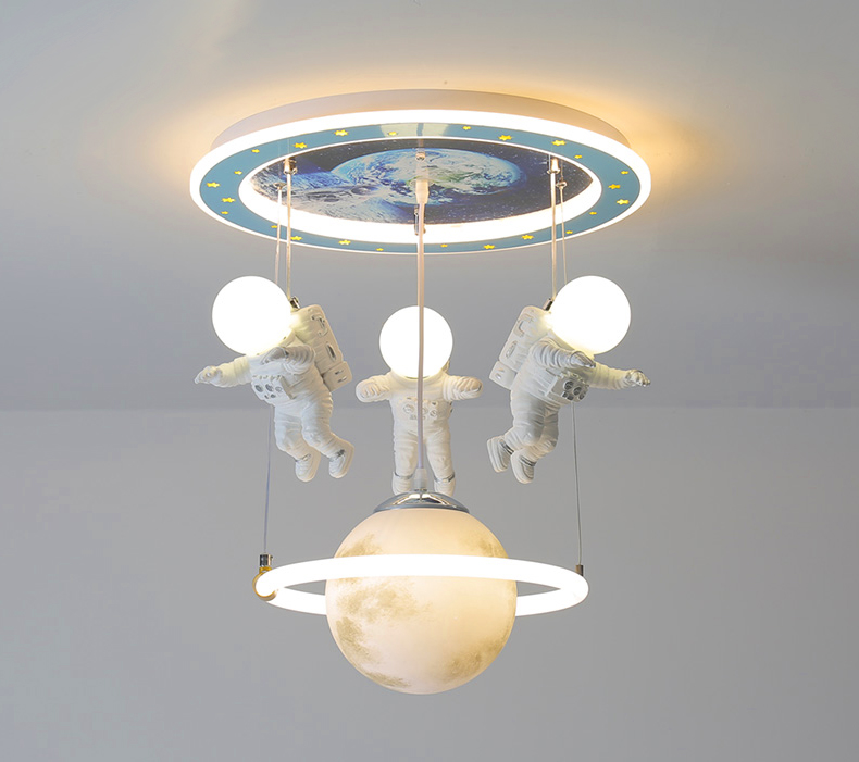 LAMPADARIO SOSPESO ASTRONAUTA IN MISSIONE - immagine 6