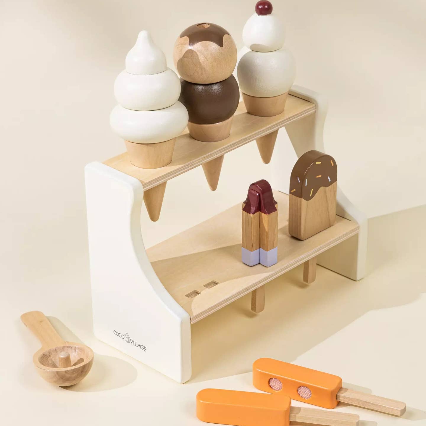Supporto per gelato in legno e accessori - immagine 2