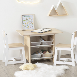 TAVOLO CON SEDIE E CONTENITORE TUTTOFARE