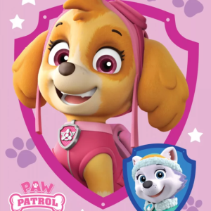Coperta in pile – Paw Patrol ( versione rosa)