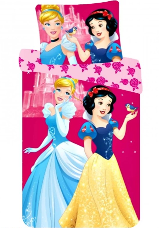 Biancheria da letto per bambini Disney Princess (piccola) 90×140 cm, 40×55 cm - immagine 3