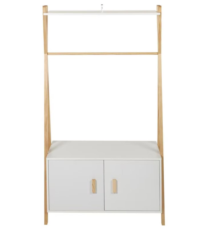 ARMADIO IN PINO BIANCO PER CAMERETTE E INGRESSI - immagine 3