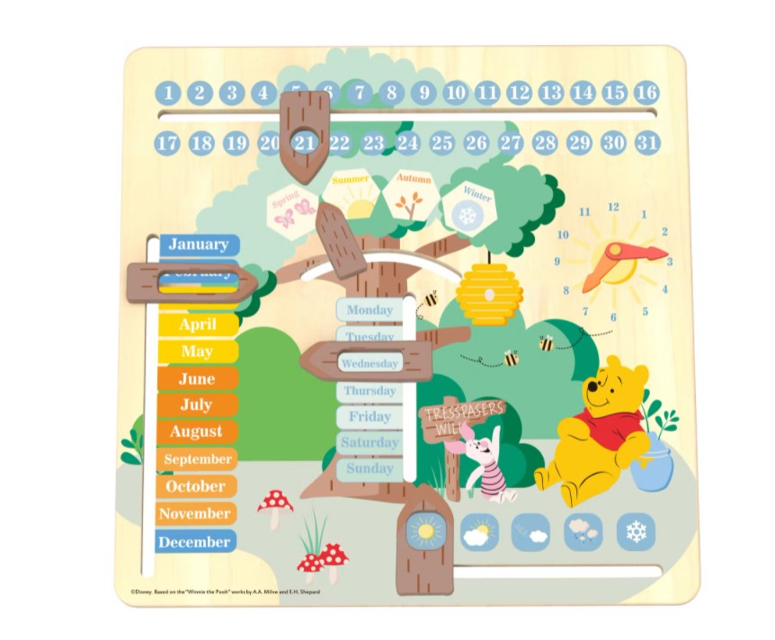 CALENDARIO MONTESSORI WINNIE THE POOH