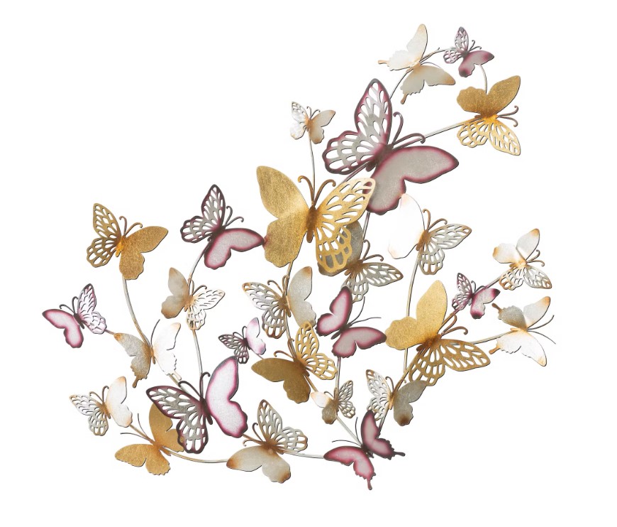 DECORAZIONE MURALE BUTTERFLIES – 2 colori disponibili - immagine 8