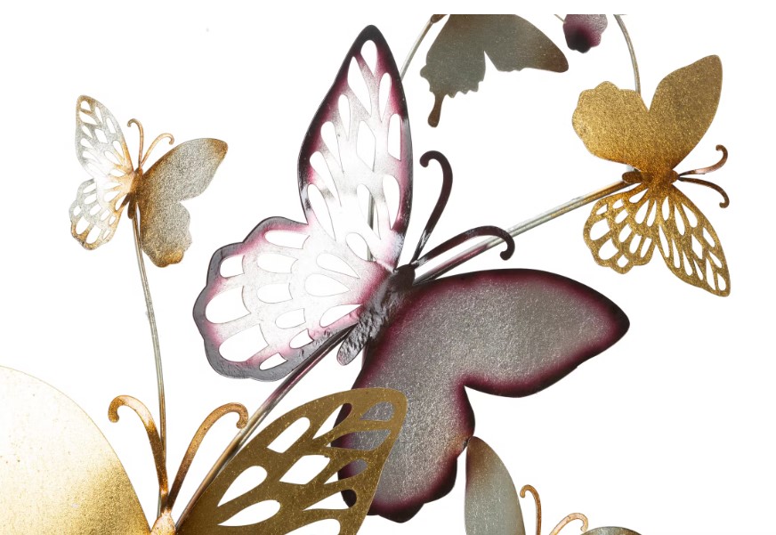 DECORAZIONE MURALE BUTTERFLIES – 2 colori disponibili - immagine 7