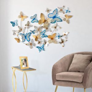 DECORAZIONE MURALE BUTTERFLIES – 2 colori disponibili
