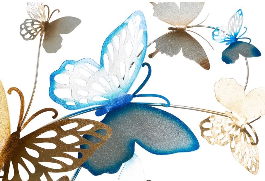 DECORAZIONE MURALE BUTTERFLIES – 2 colori disponibili - immagine 4