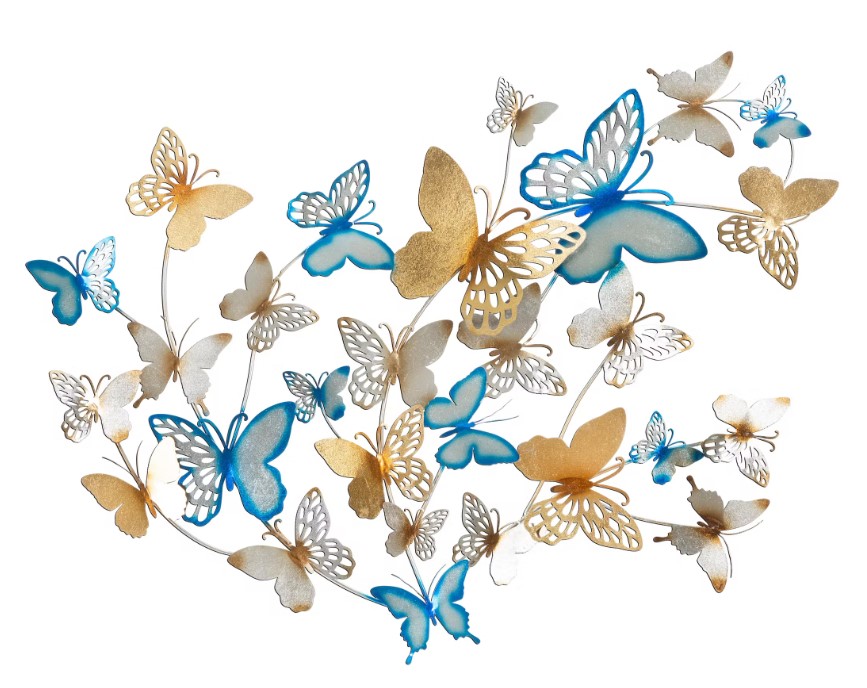DECORAZIONE MURALE BUTTERFLIES – 2 colori disponibili - immagine 9
