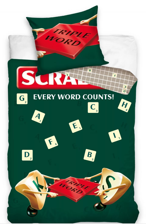 Scarabeo – SET COPRIPIUMINO CON 2 FEDERE 140×200 cm, 70×90 cm