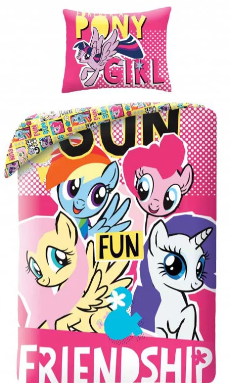 Lenzuola My Little Pony FRIENDSHIP 140×200 cm, 70×90 cm - immagine 2