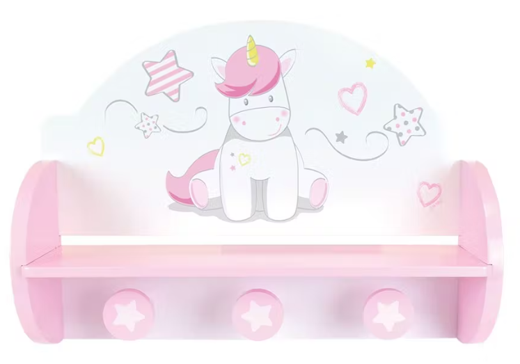 Appendiabiti x 3 Dolce unicorno - immagine 4