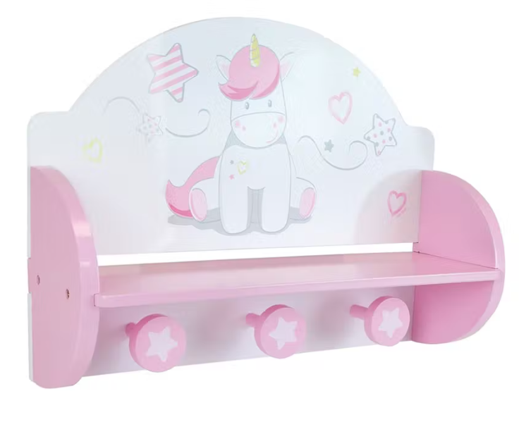 Appendiabiti x 3 Dolce unicorno - immagine 3