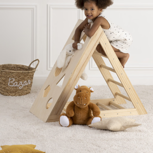 Triangolo da arrampicata per bambini, pino, 80×93 cm