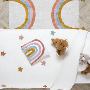 Completo letto STAR ARCOBALENO  cotone, 140×200 cm