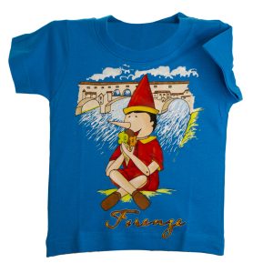 T shirt Pinocchio e il gelato
