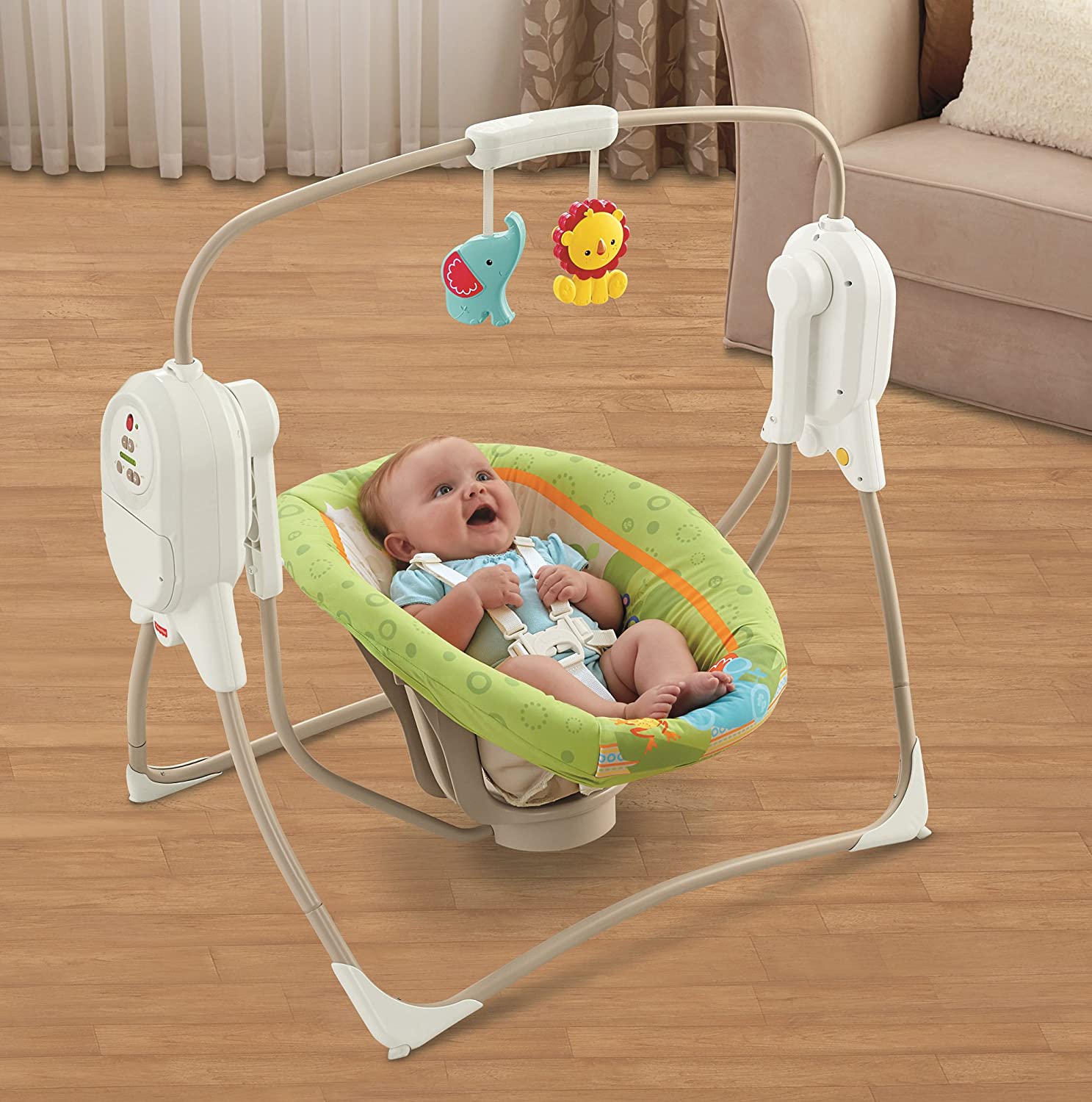 Altalena salva-spazio cuccioli della natura – Fisher Price - immagine 3