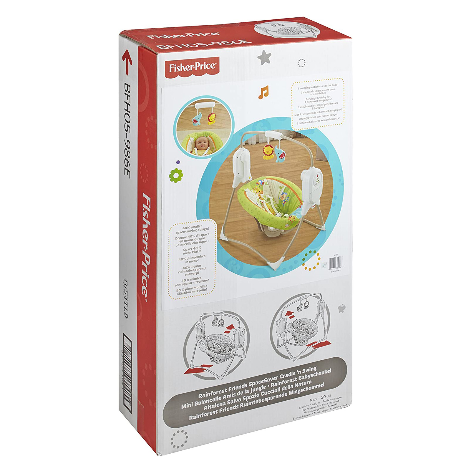 Altalena salva-spazio cuccioli della natura – Fisher Price - immagine 6