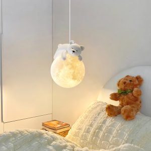 LAMPADARIO SOSPESO PER COMODINO SOGNA DOLCE CUCCIOLO – 2 varianti