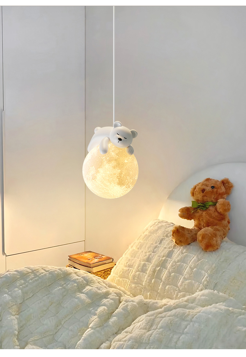 LAMPADARIO SOSPESO PER COMODINO SOGNA DOLCE CUCCIOLO – 2 varianti