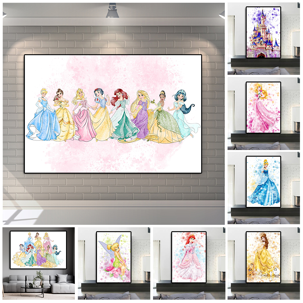 Art room Canvas Principesse Disney – 7 varianti - immagine 2
