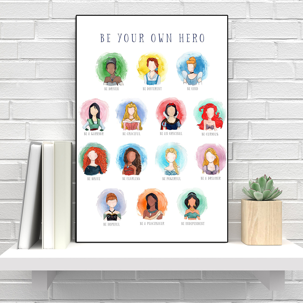 Be your own Hero CANVAS – versione Principesse - immagine 3