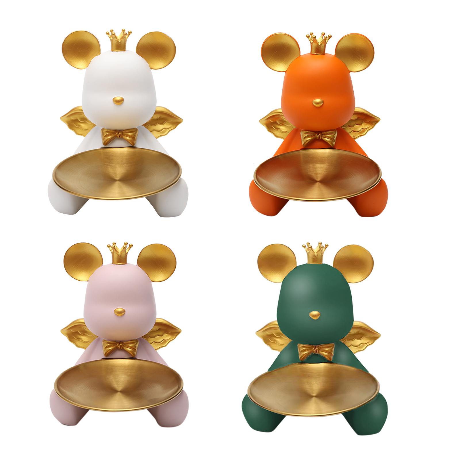 ANGELO L’ORSO CON LE ALI – STATUA DECO- SVUOTA TASCHE - immagine 2