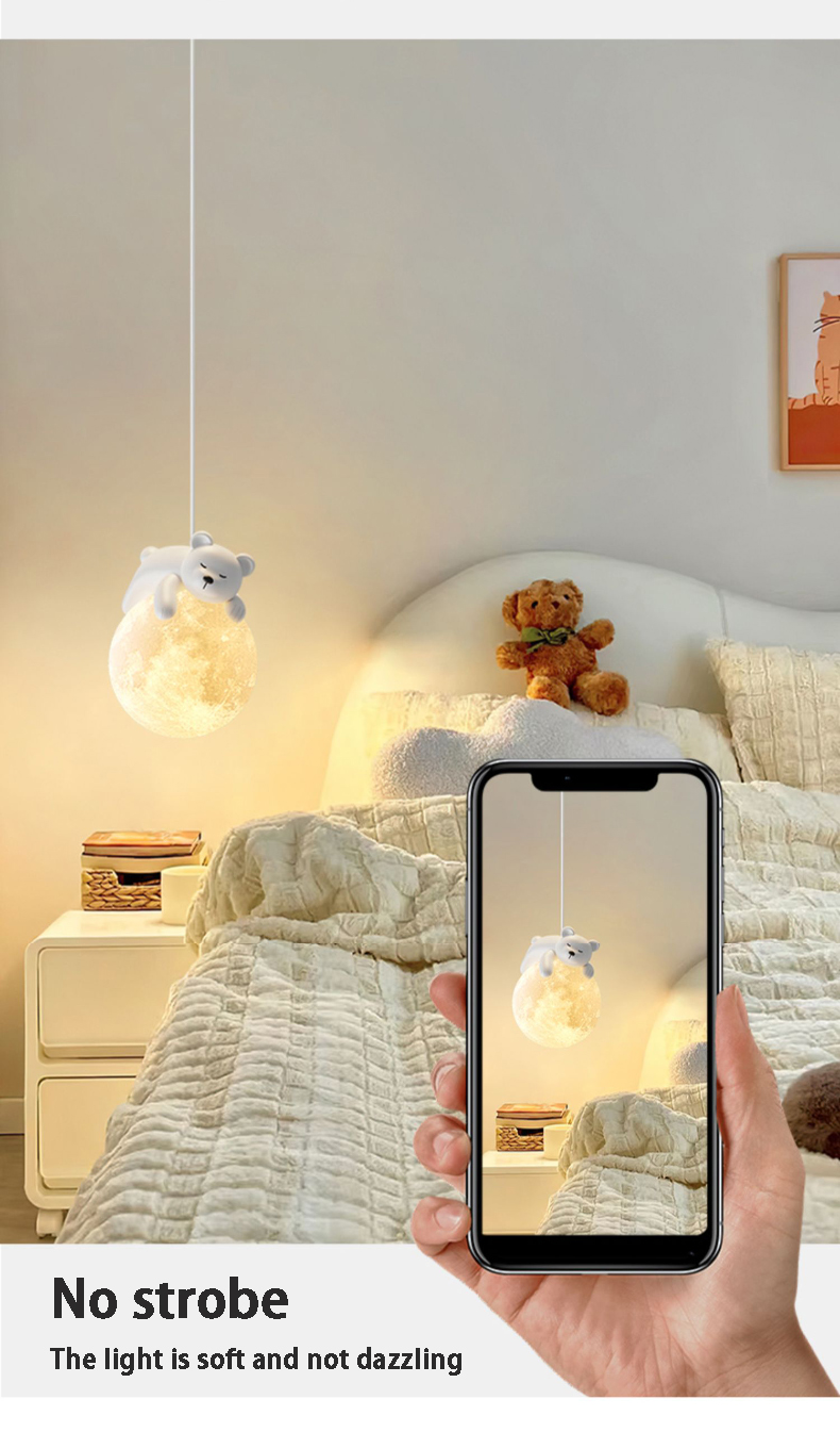LAMPADARIO SOSPESO PER COMODINO SOGNA DOLCE CUCCIOLO – 2 varianti - immagine 6