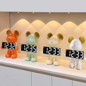 ORSO NASINO OROLOGIO LED