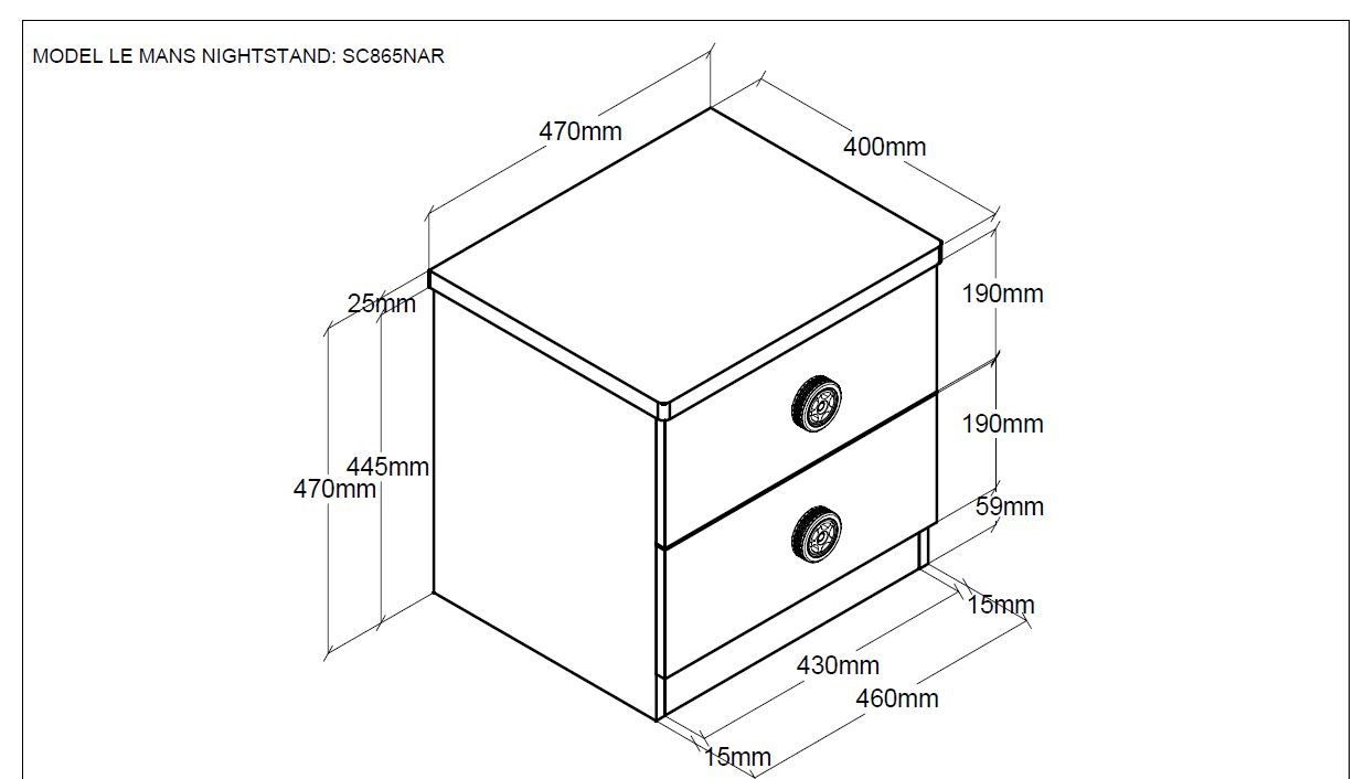 Comodino CAMBIO GOMME MONZA - immagine 3