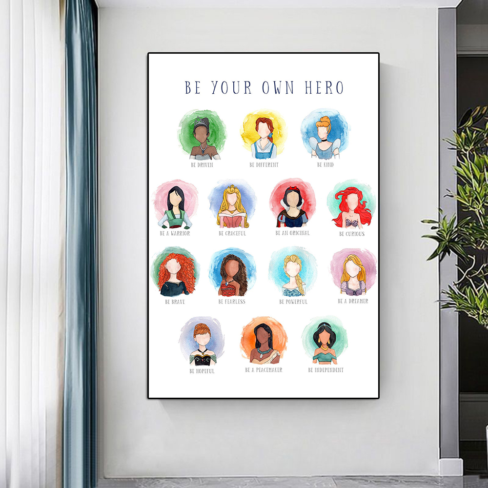 Be your own Hero CANVAS – versione Principesse - immagine 5