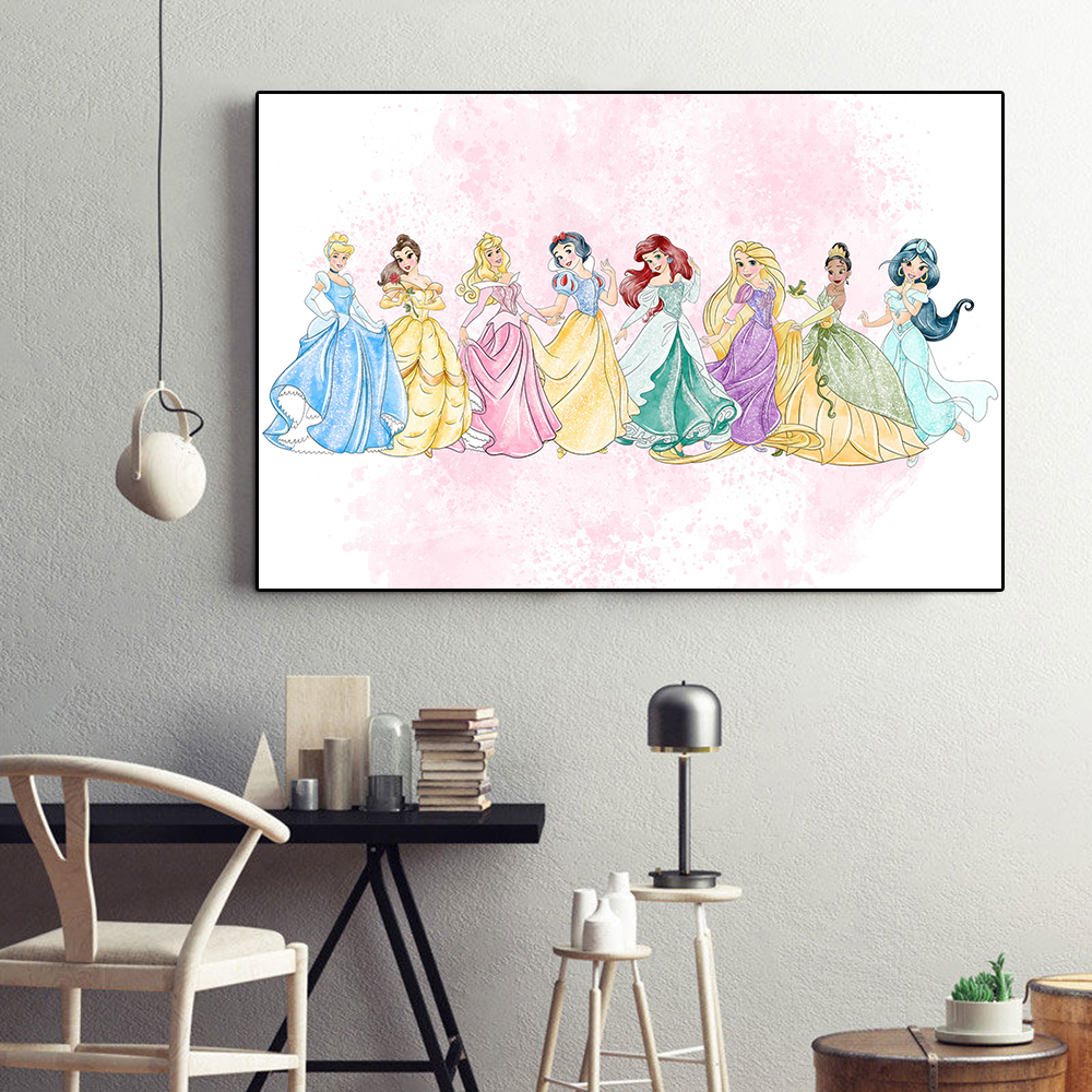 Art room Canvas Principesse Disney – 7 varianti - immagine 4