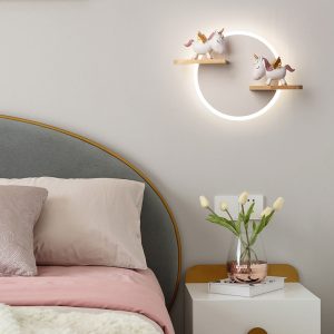 MENSOLA SPECCHIO LED UNICORNO