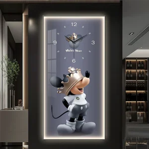 OROLOGIO LED ARTISTICO MICKEY MOUSE – 50 X 100 CM – 8 varianti disponibili