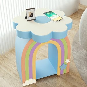 Tavolino deco ARCOBALENO in resina