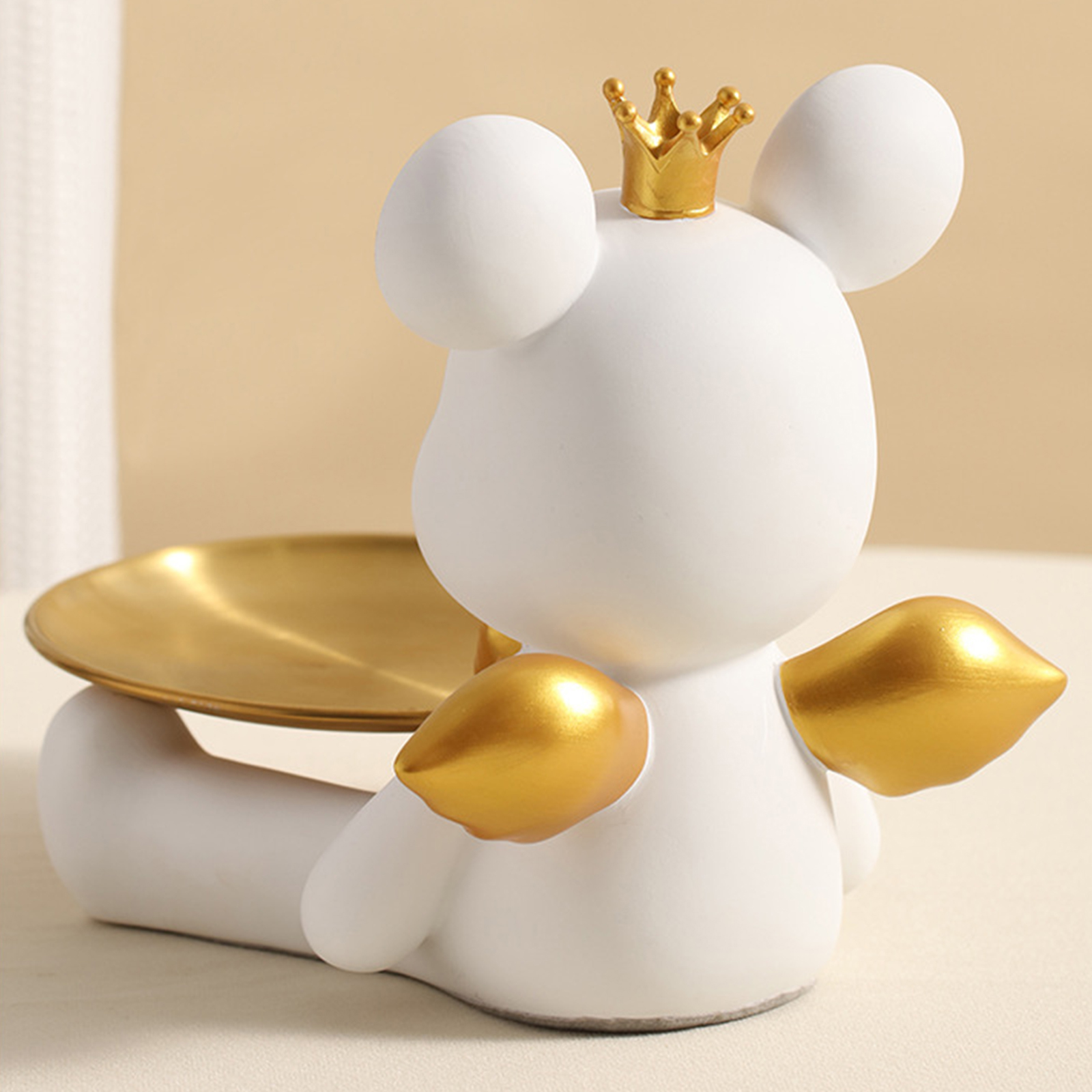 ANGELO L’ORSO CON LE ALI – STATUA DECO- SVUOTA TASCHE - immagine 8