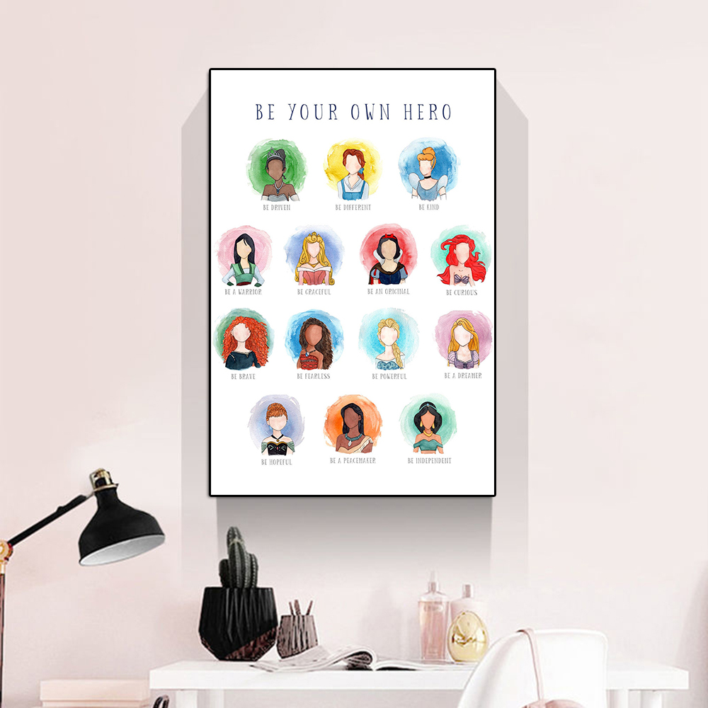 Be your own Hero CANVAS – versione Principesse - immagine 6