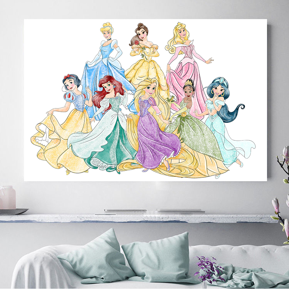 Art room Canvas Principesse Disney – 7 varianti - immagine 7