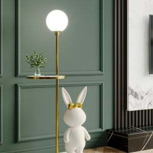 Lampada da terra + comodino RABBIT SUGAR – 3 varianti colore