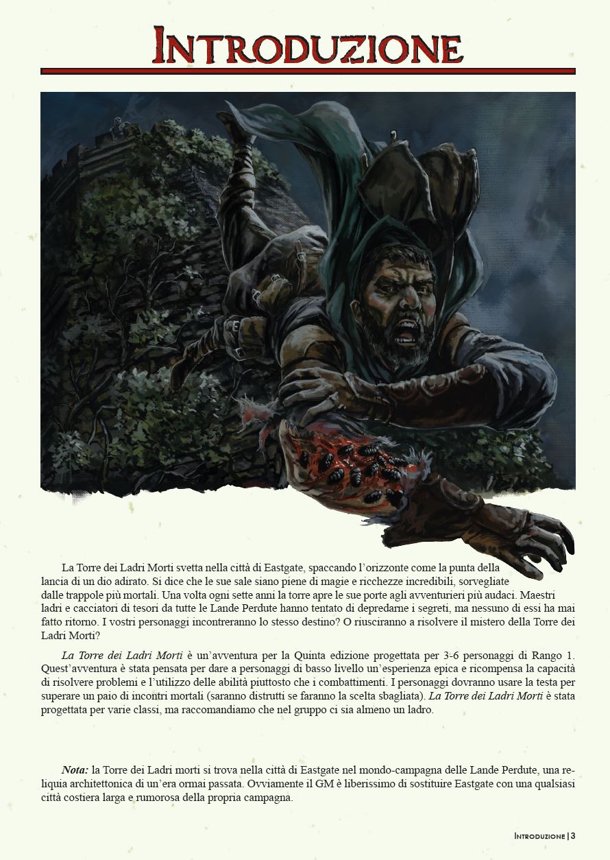 LA TORRE DEI LADRI MORTI – Avventura di Rango 1 per 5a Edizione - immagine 4