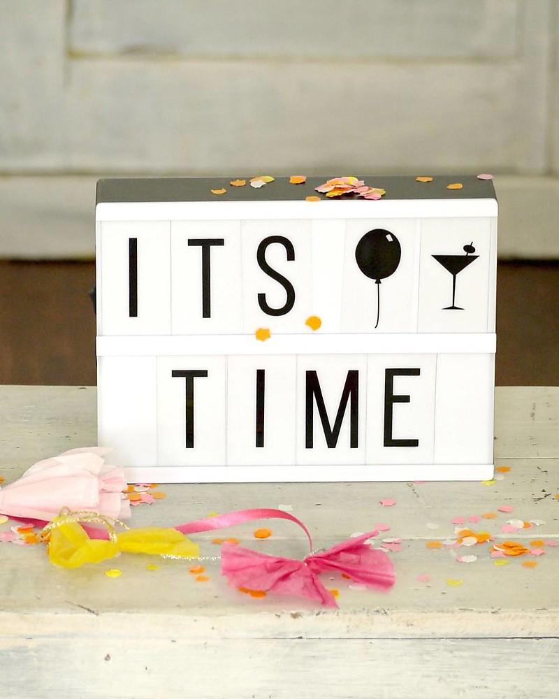 LIGHTBOX A5 CON CON 85 LETTERE, NERO - immagine 4