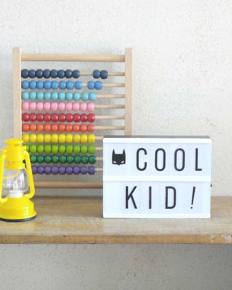 LIGHTBOX A5 CON CON 85 LETTERE, NERO - immagine 5