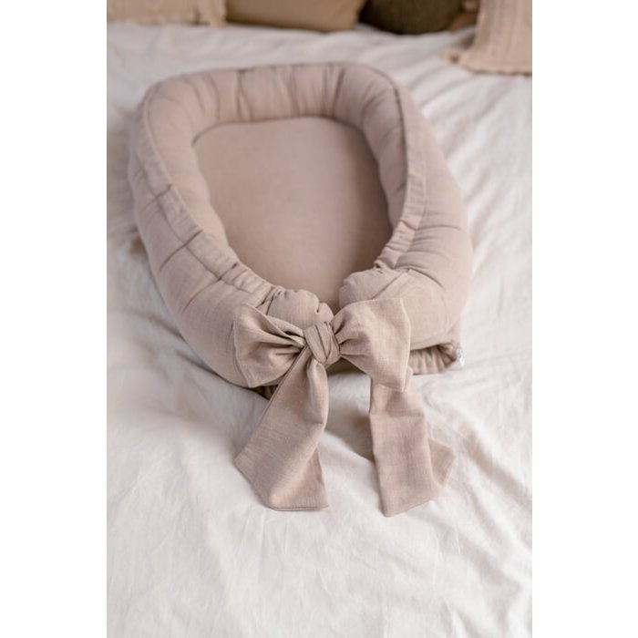 RIDUTTORE – NIDO IN LINO CON FIOCCO – 7 varianti colore - immagine 6