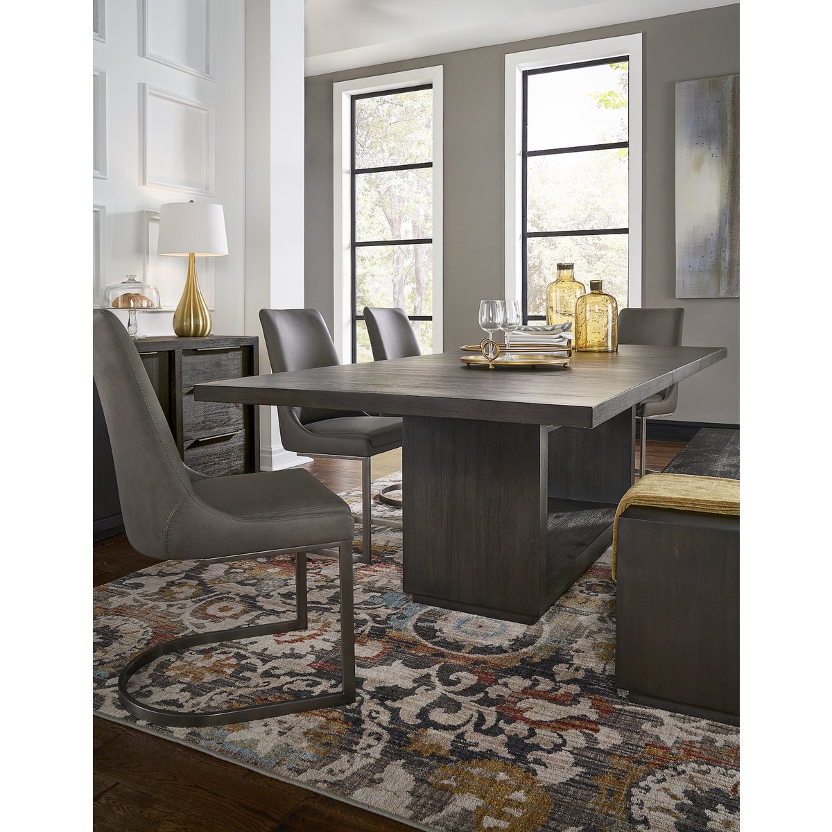 TAVOLO OXFORD – in grigio basalto - immagine 6