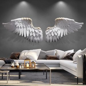 Decorazione murale ESCLUSIVA EFFECI ALI D’ANGELO – 2 colori disponibili