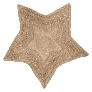 TAPPETO JUTA STELLA ORO