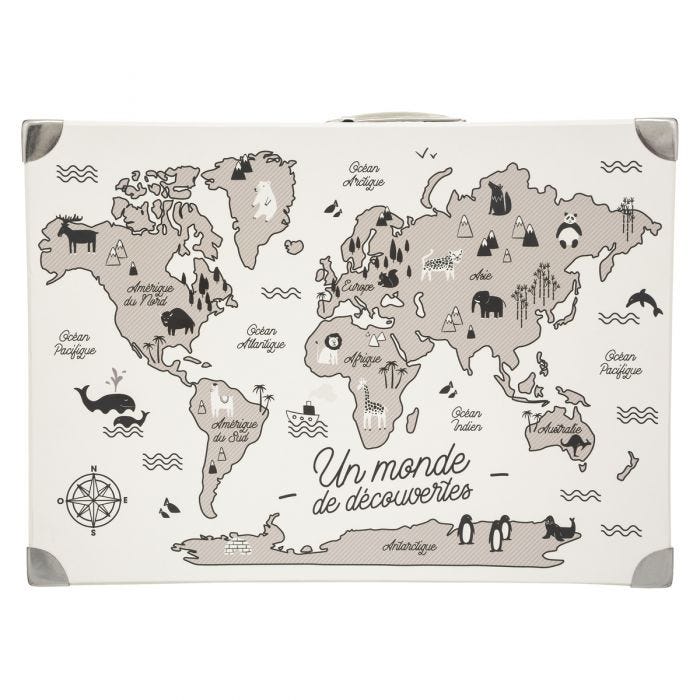 Valigia modello mondo - immagine 3