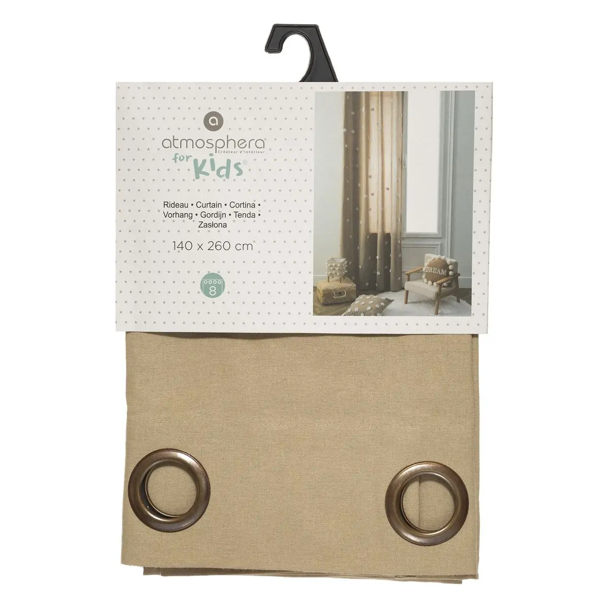 Tenda Pois bronzo 140X260 - immagine 3