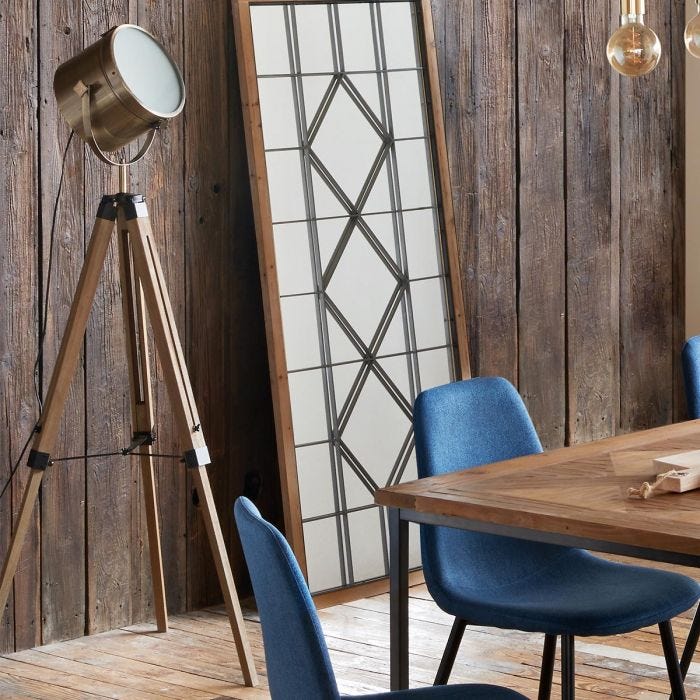 LAMPADA DA TERRA EBANO - immagine 2