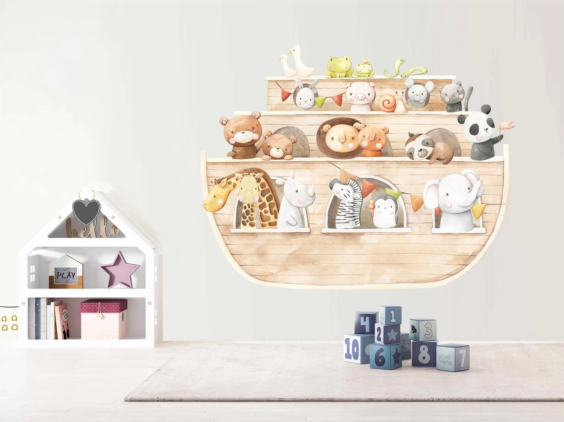 Adesivo murale Arca di Noè - immagine 4