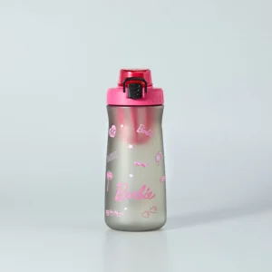 MINISO Borse & Zaini-Borraccia Con Tappo Ribaltabile – Barbie (1100Ml)